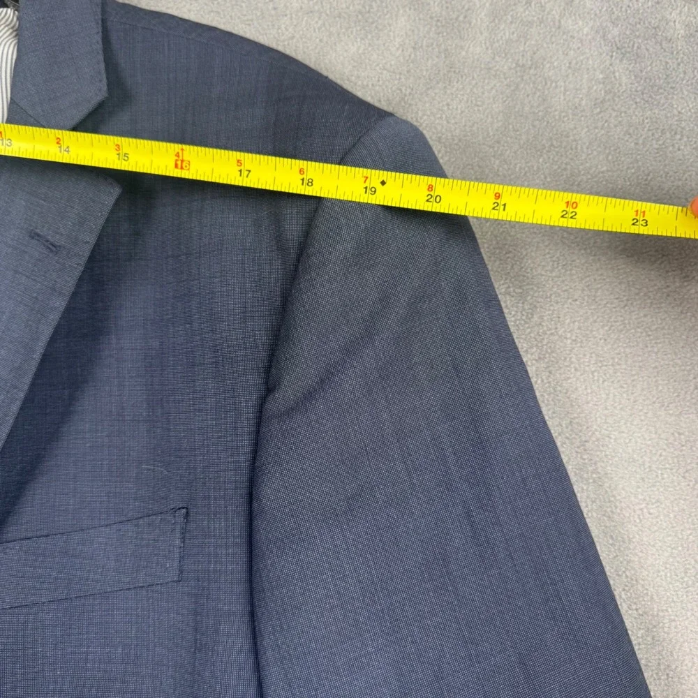 Brooks Brothers Explorer Regent Fit Suit Navy Blue Wool Blend 44R 34W 32L
